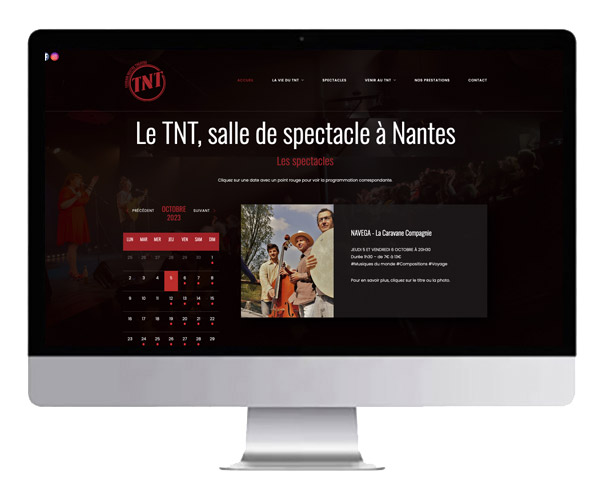 site TNT Théatre Nantes